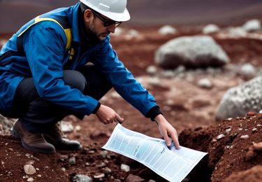 Geologist explore